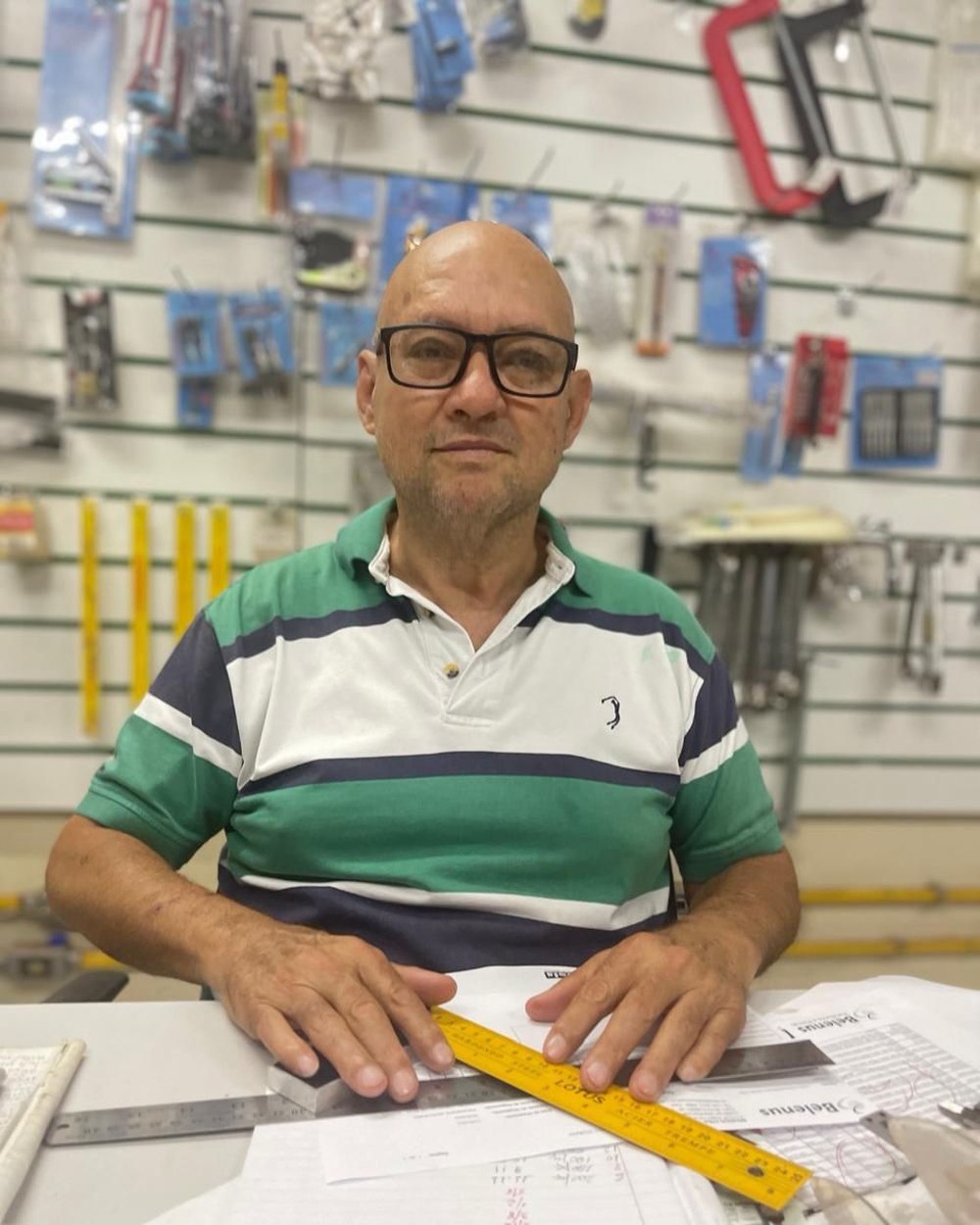 Mário Lau, fundador da Lopes Ferramentas